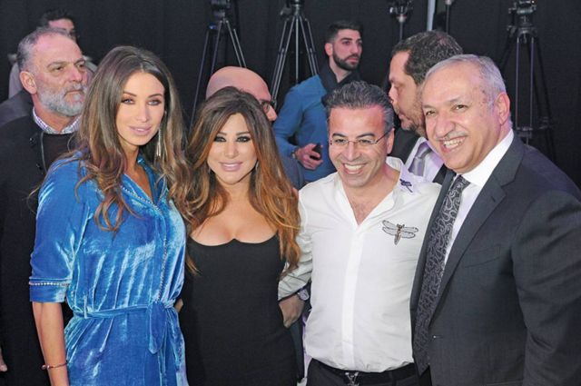 أنابيلا هلال  ونادر صعب  مع  نجوى كرم