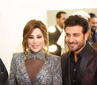 فيديو يشعل مواقع التواصل.. قبلة وغزل متبادل بين نجوى كرم وماجد المهندس