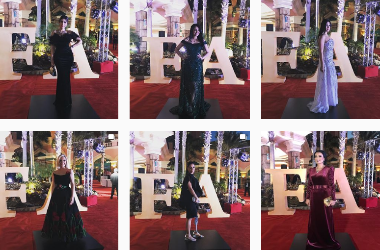 بالفيديو - إطلالات ساحرة لنجمات DIAFA 2019... وفنانات حضرن بلا ازواجهن