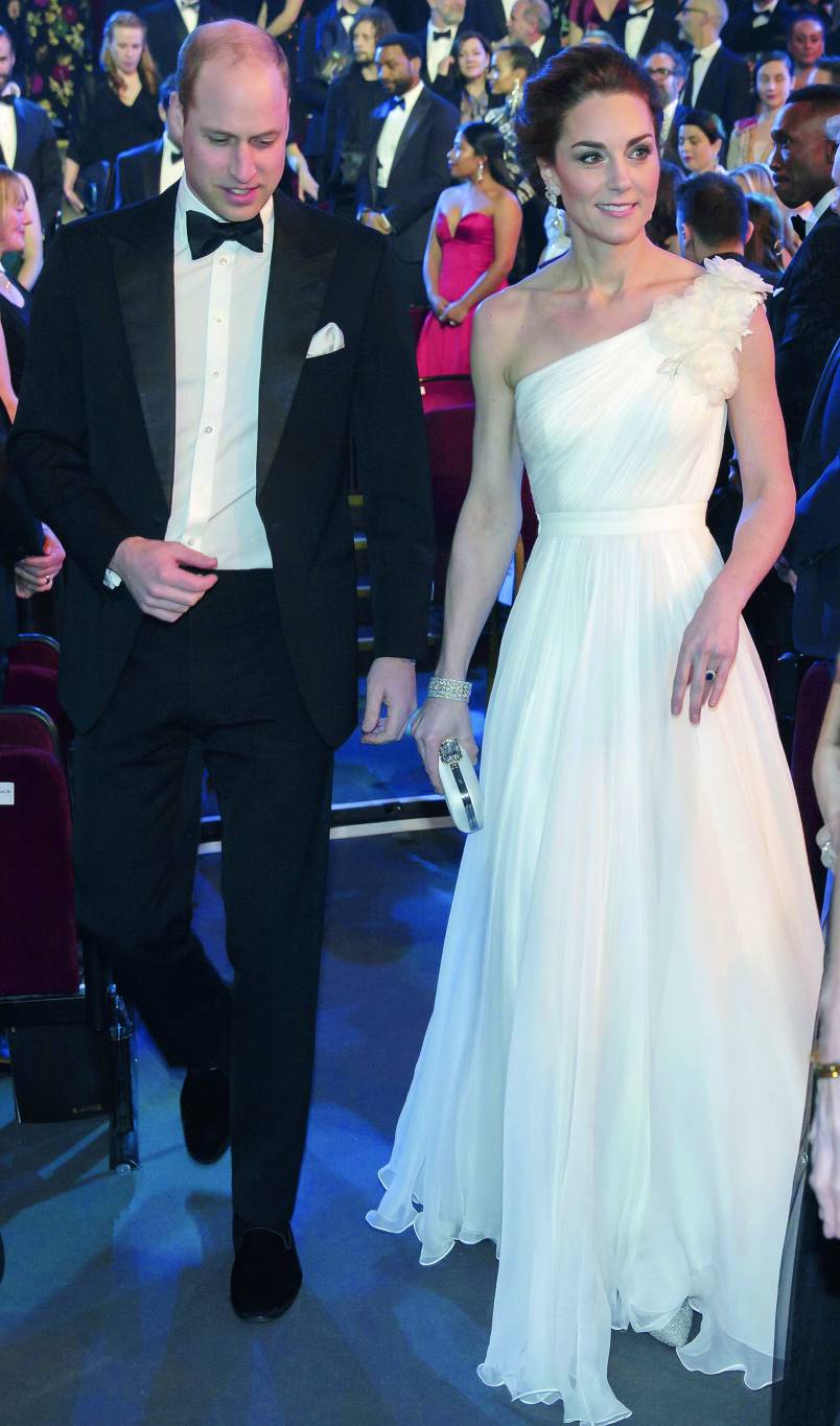 الأمير ويليام وكايت ميدلتون
نجما حفل جوائز البافتا BAFTA 2019