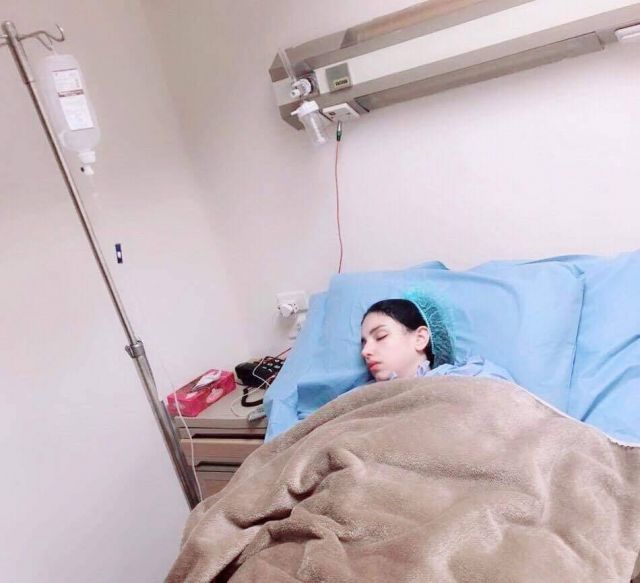 مروة نصر في المستشفى