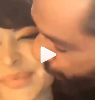 بالفيديو - قبلة زوج ديمة بياعة لها تشعل المواقع