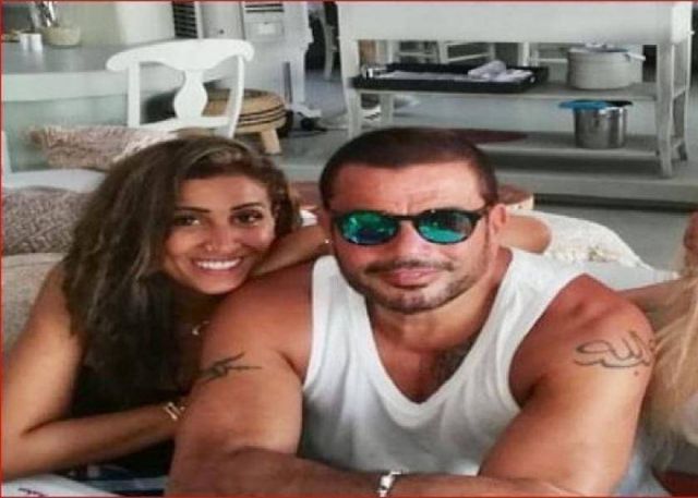 بالفيديو - عمرو دياب يحتفل بميلاد دينا الشربيني على طريقته.. بذخ وفخامة وانتقادات لشكلها