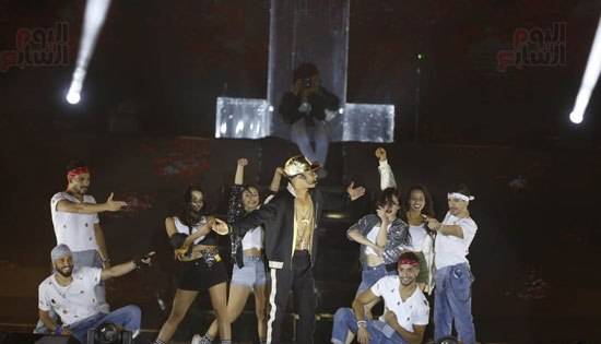 محمد رمضان في الحفل