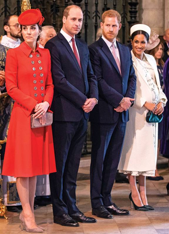العائلة الملكية البريطانية
تحتفل بيوم الكومنويلث
