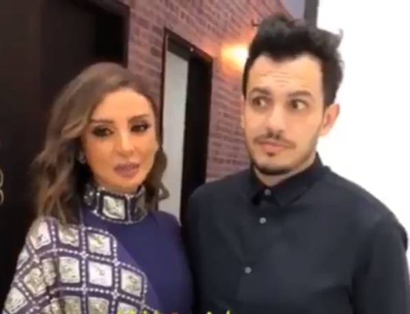 بالفيديو - قبلات متبادلة بين أنغام وزوجها.. وماذا قال عنها؟