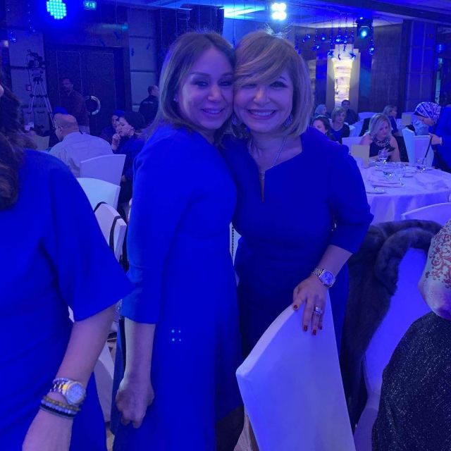 الإعلامية لميس الحديدي مع إنجي علي