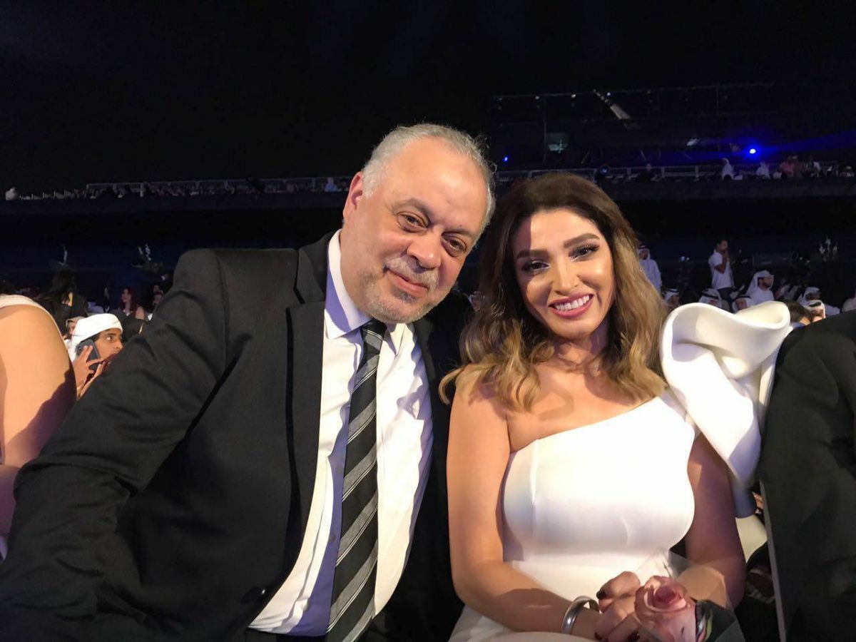 ماذا قال نقيب الممثلين المصريين لزوجته روجينا يوم ميلادها؟