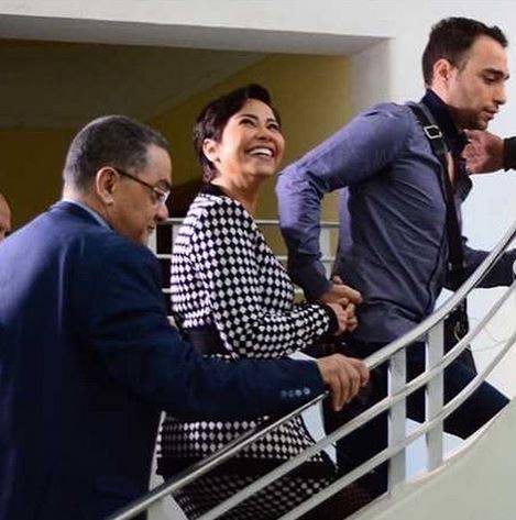 بعد التحقيق.. فيديو جديد لشيرين عبد الوهاب مع زوجها يحدث ضجة