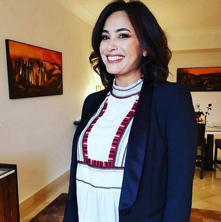 أول ظهور لإبنة هند صبري السمراء.. هل تشبهها؟