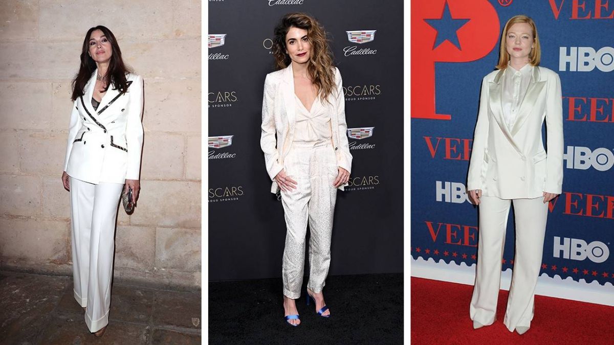 البذلة البيضاء اختيارٌ مميّز لسهرات الصيف