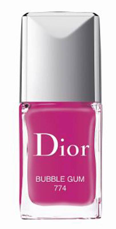 نابض بالحياة: DIOR Vernis Pop'N'Glow- 774 Bubble Gum Magenta