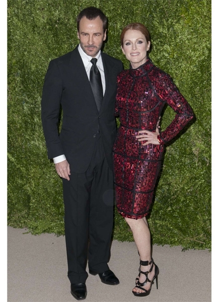 Tom Ford with Julianne Moore Tom Ford with Julianne Moore