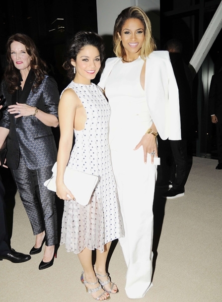 Vanessa Hudgens with Ciara Vanessa Hudgens with Ciara