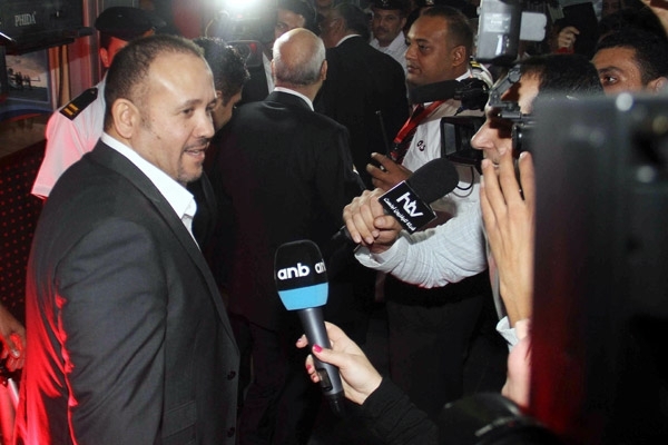 هشام عباس حرص على الحضور