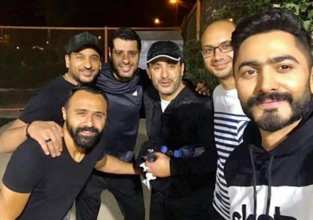 أحمد السقا وتامر حسني يحتفلان بنجاح ولد الغلابة