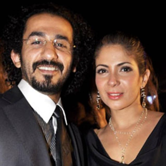 أحمد حلمي وزوجته منى زكي