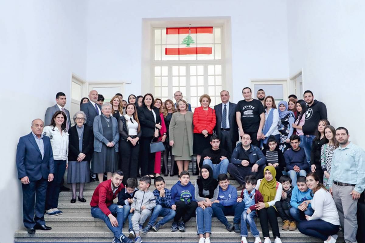 زيارة للبنانية الاولى ونظيرتها اليونانية للجمعية اللبنانية للتوحد والمتحف الوطني