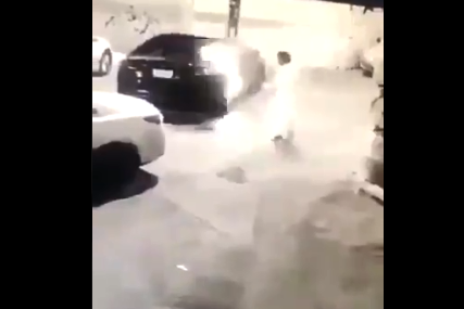 بالفيديو - سعودي يحرق سيارة شقيقته... اليكم الحقيقة