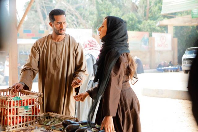 حلا شيحة ومحمد رمضان من كواليس زلزال