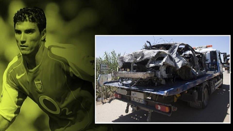 بالفيديو - انقلبت سيارة نجم الكرة الإسباني فاحترقت وقتلته