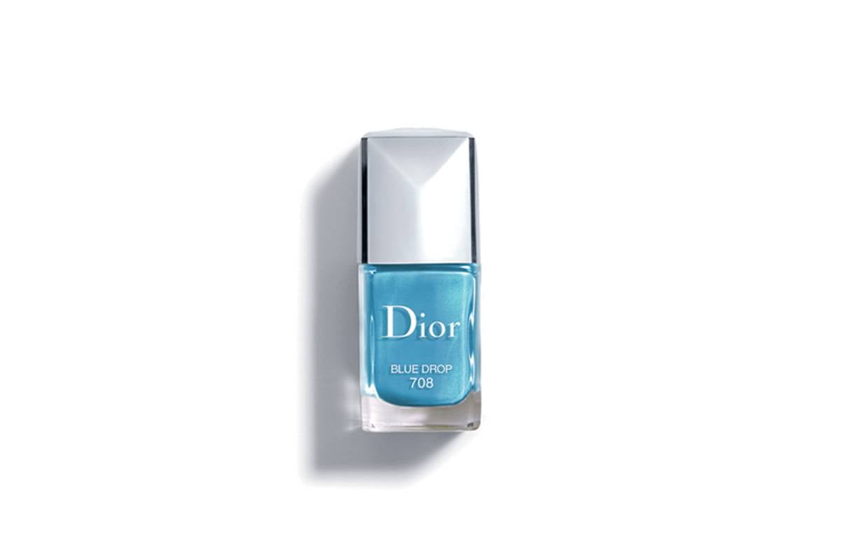 Dior Vernis - Limited Edition 708 Blue Drop- Turquoise Blue Dior Vernis - Limited Edition 708 Blue Drop- Turquoise Blue