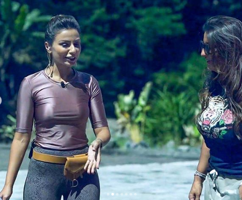 بالصور - مهيرة عبد العزيز تثير الجدل بملابسها الضيقة جداً