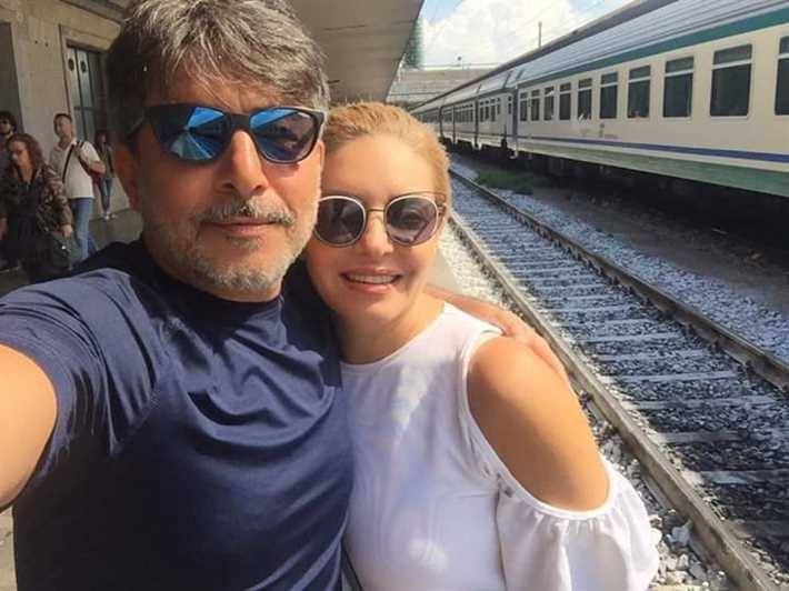 ماذا قالت زينة يازجي عن قرار وقف زوجها عابد فهد إعلامياً؟