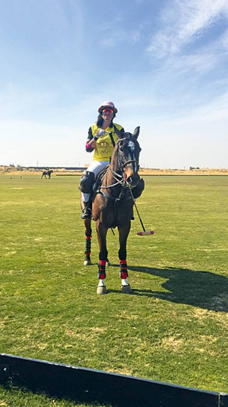 مؤسّسة أول فريق نسائي للبولو في مصر: 
فرح عوض الله
كسرنا 