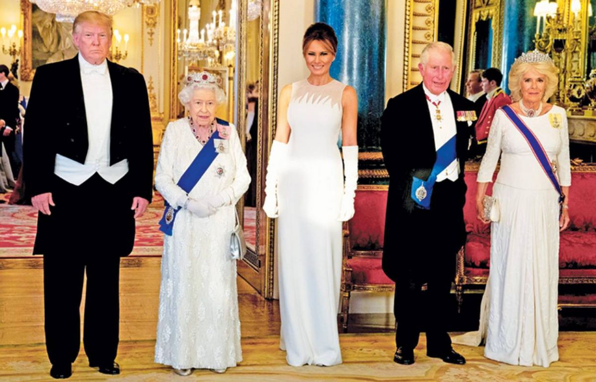 الرئيس الأميركي وزوجته
في زيارة تاريخية إلى إنكلترا