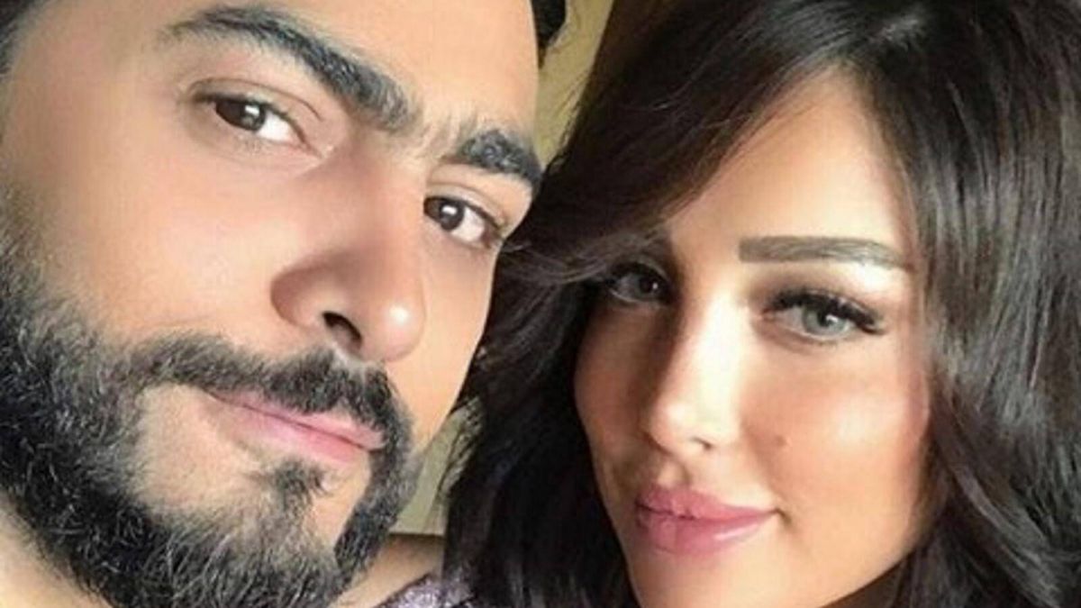 تسريب صوراً جديدة لابنتي تامر حسني.. الصغيرة تشبه والدتها