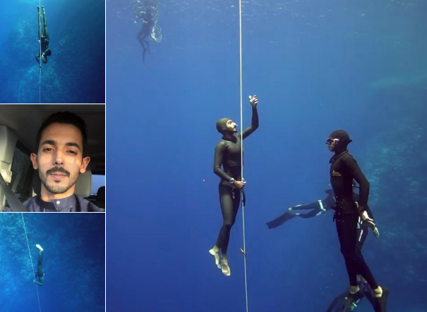 العثور على جثة بطل السعودية في الغطس الحر