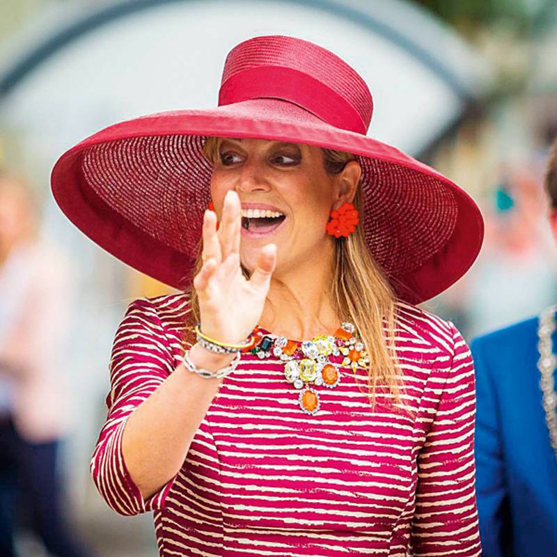 أناقة ملكية وأرستقراطية للملكة مكسيما الهولندية