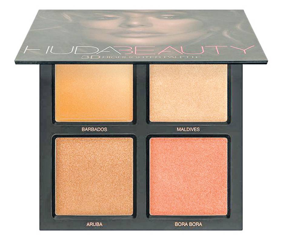 ثلاثي الأبعاد Huda Beauty 3D Highlighter Palette