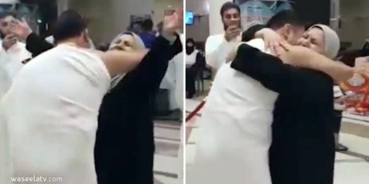 فيديو يدمي القلوب –بعد فراق دام 7 سنوات... لقاء مؤثر بين سوري ووالديه اثناء الحج