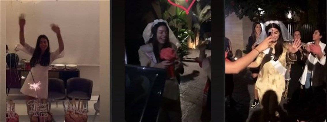 بالفيديو - ملكة جمال لبنان تدخل القفض الذهبي وتودع العزوبية