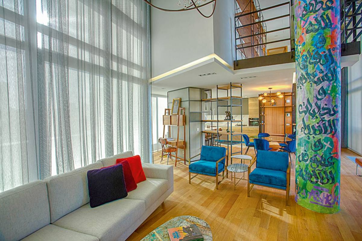 منزل للمهندسة مي جبارة
هنا صيحات الهندسة غير المألوفة