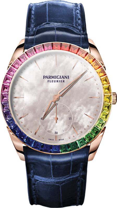 ساعة مرصعة بالأحجار الكريمة من Parmigiani Fleurier