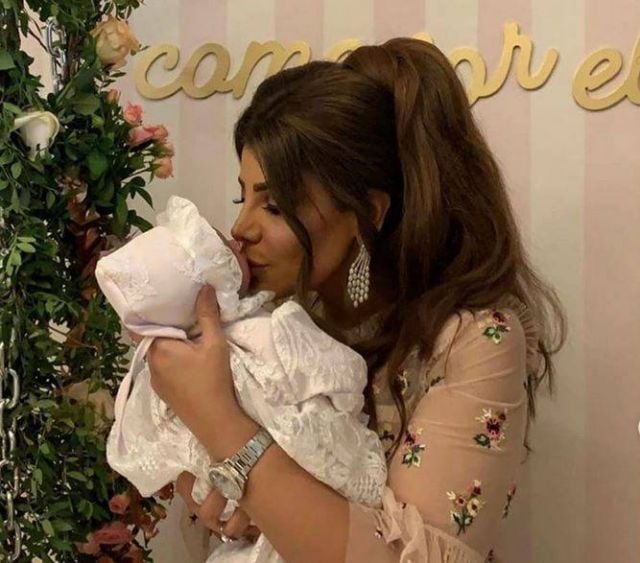 بالفيديو – فخامة حفل استقبال ابنة إلهام الفضالة وحفيدتها تشعل المواقع