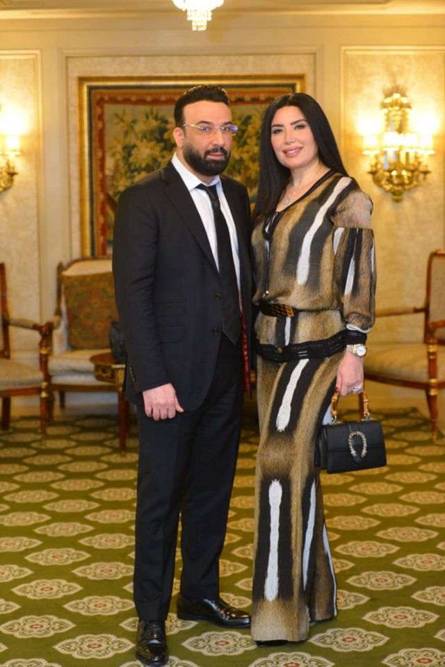 عبير صبري وزوجها