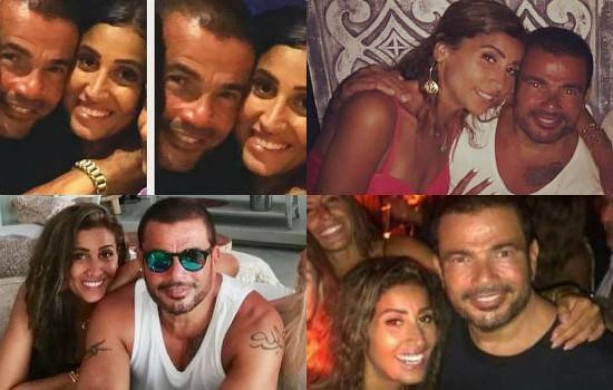 بالصور - دينا الشربيني في حفل عمرو دياب مجدداً