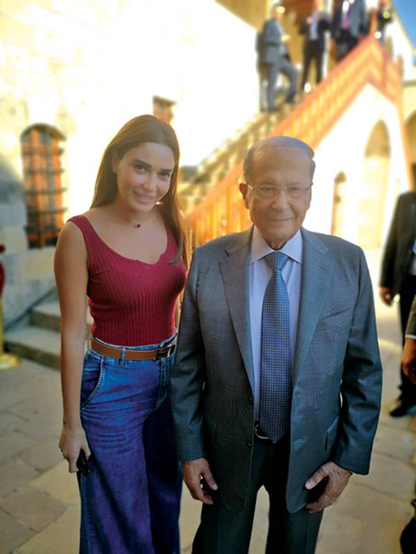 ما الذي جمع بين سيرين عبدالنور والرئيس ميشال عون؟