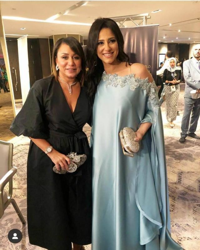 حنان مطاوع مع إنجي علي