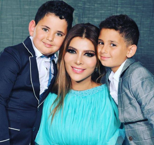 اصالة وولداها علي وآدم