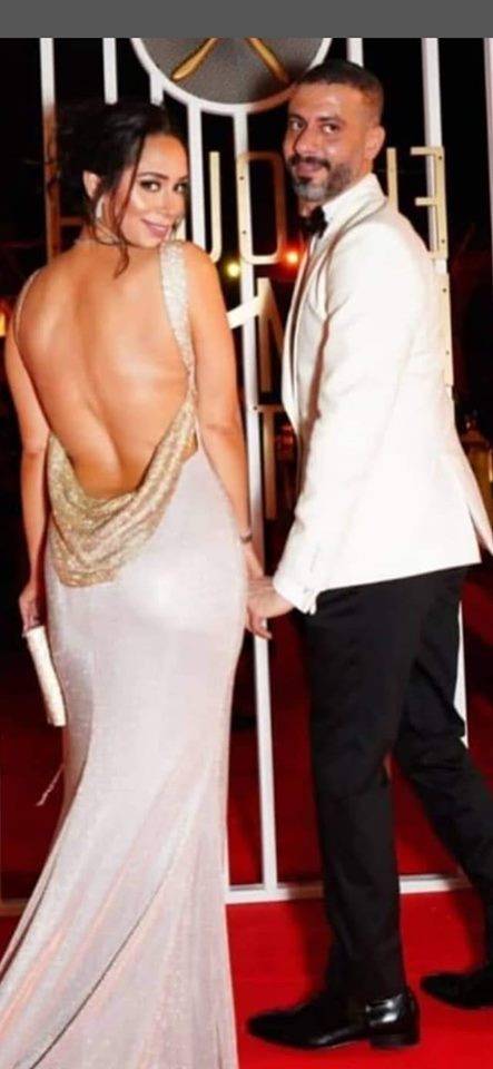 محمد فراج وخطيبته بسنت شوقي