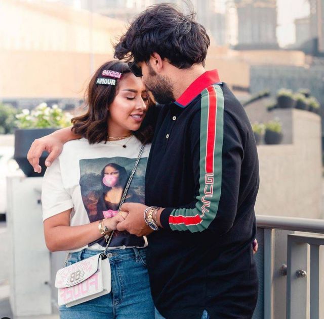 بالفيديو – اتهام لفرح الهادي وزوجها بتخطي الحدود لظهورهما بملابس النوم...شاهدوهما