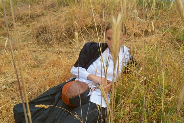 حقيبة Arlandes من الجلد البني  والأسود المعتق