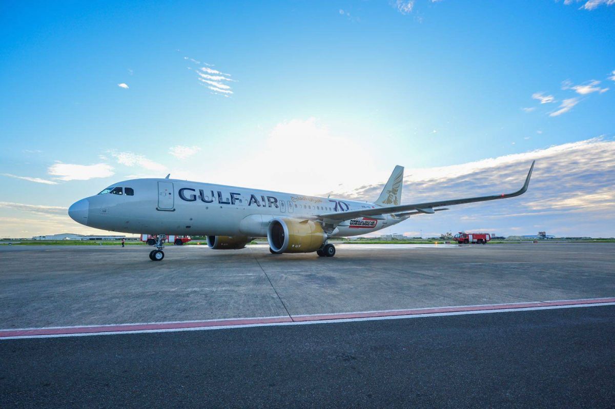 رحلة طيران الخليج الافتتاحية تحط في جزر المالديف