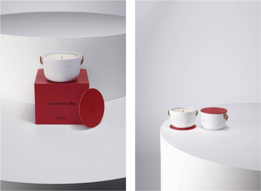 Louis Vuitton
LES  PARFUMS
شموع معطرة ترتدي الأحمر 
لدعم مرضى الأيدز