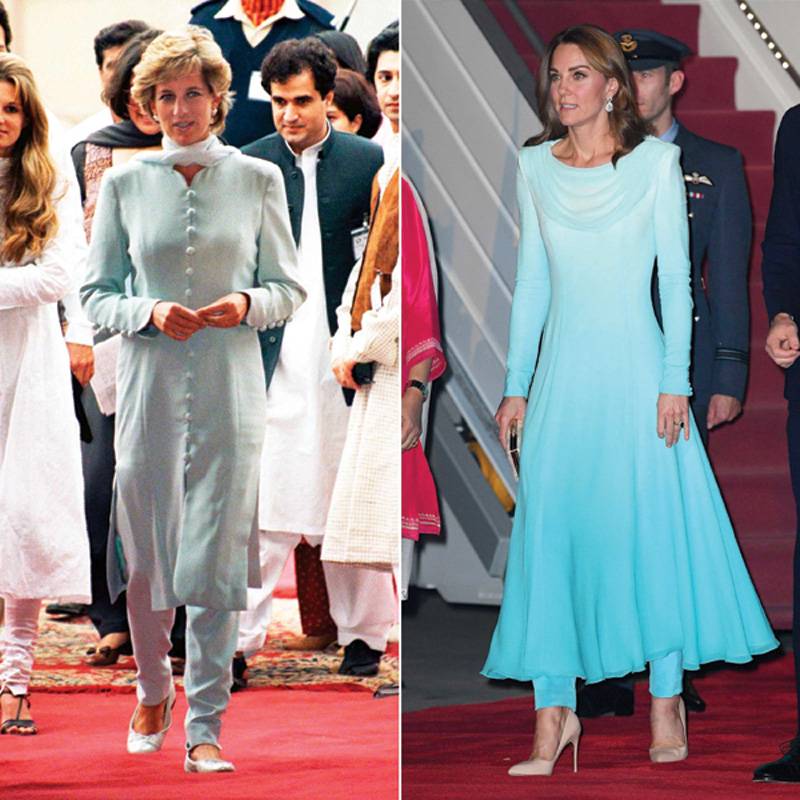 كايت ميدلتون 
تعيد ذكريات الأميرة ديانا في باكستان